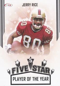 2023 SAGE HIT - Five Star #FS-2 Jerry Rice Front