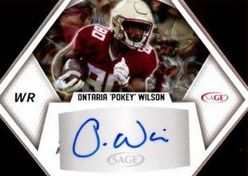 2023 SAGE HIT - Autographs Red (Low Series) #A-OW Ontaria Wilson Front