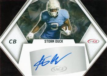 2023 SAGE HIT - Autographs Red (Low Series) #A-SD Storm Duck Front