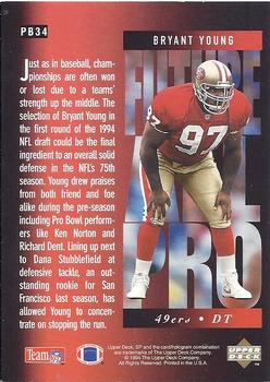 1994 SP - All-Pro Holoviews #PB34 Bryant Young Back