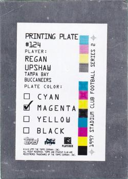1997 Stadium Club - Printing Plates Magenta #124 Regan Upshaw Back