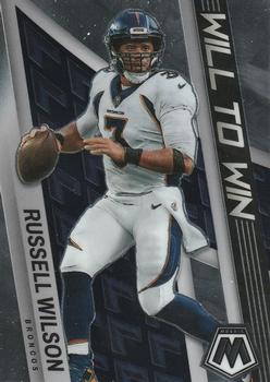 2022 Panini Mosaic - Will to Win #WW-3 Russell Wilson Front