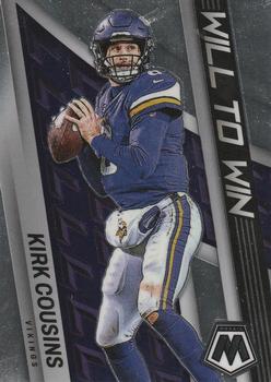 2022 Panini Mosaic - Will to Win #WW-8 Kirk Cousins Front