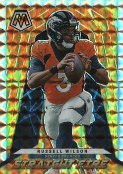 2022 Panini Mosaic - Straight Fire Mosaic #SF-6 Russell Wilson Front