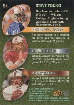 1997 Topps - Mystery Finest Silver #M8 Steve Young Back