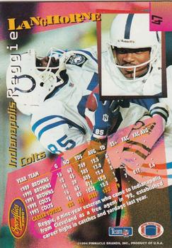 1994 Sportflics #47 Reggie Langhorne Back