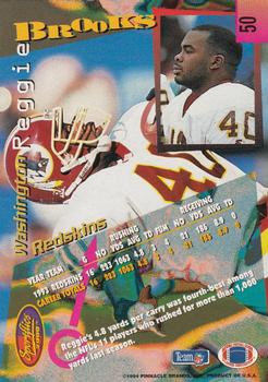 1994 Sportflics #50 Reggie Brooks Back