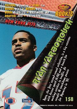 1994 Sportflics #158 Ryan Yarborough Back