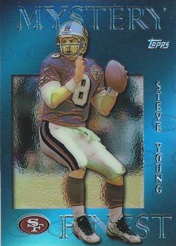 1997 Topps - Mystery Finest Silver Refractors #M8 Steve Young Front