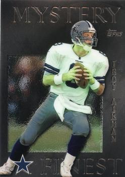 1997 Topps - Mystery Finest Silver Refractors #M15 Troy Aikman Front