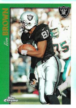 1997 Topps Chrome - Refractors #127 Tim Brown Front