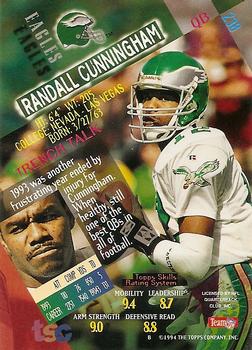 1994 Stadium Club #238 Randall Cunningham Back