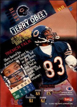 1994 Stadium Club #64 Terry Obee Back