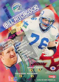 1994 Stadium Club #91 Bill Hitchcock Back