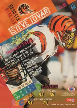 1994 Stadium Club #138 Steve Tovar Back