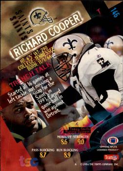 1994 Stadium Club #146 Richard Cooper Back