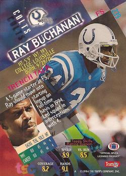 1994 Stadium Club #239 Ray Buchanan Back
