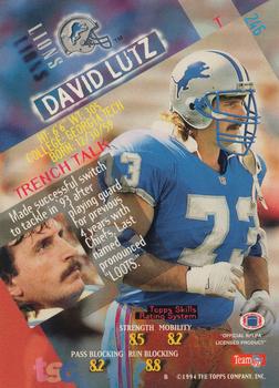 1994 Stadium Club #246 David Lutz Back