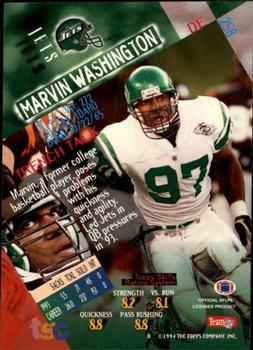 1994 Stadium Club #258 Marvin Washington Back