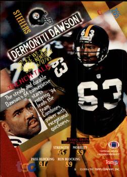 1994 Stadium Club #265 Dermontti Dawson Back