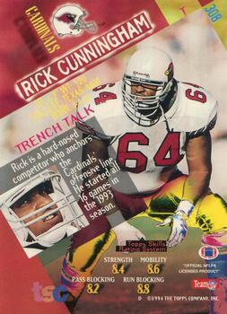 1994 Stadium Club #308 Rick Cunningham Back