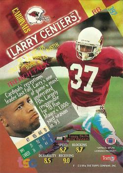 1994 Stadium Club #397 Larry Centers Back