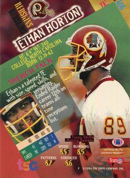 1994 Stadium Club #406 Ethan Horton Back