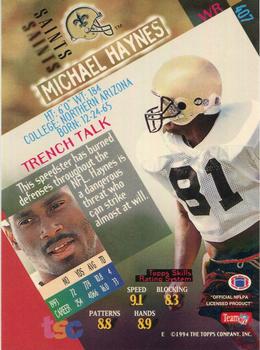 1994 Stadium Club #407 Michael Haynes Back