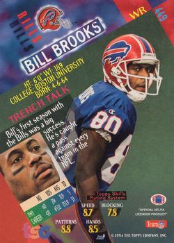1994 Stadium Club #449 Bill Brooks Back