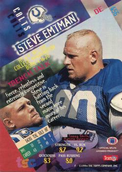 1994 Stadium Club #456 Steve Emtman Back