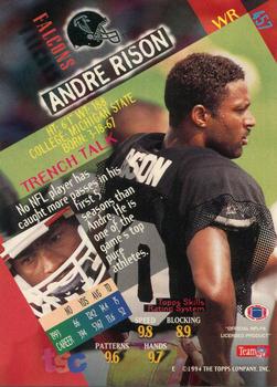 1994 Stadium Club #457 Andre Rison Back