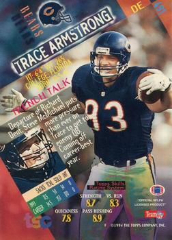 1994 Stadium Club #491 Trace Armstrong Back