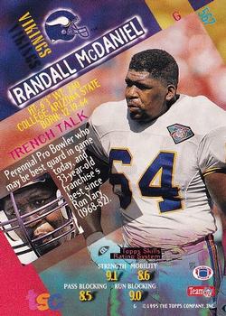 1994 Stadium Club #567 Randall McDaniel Back