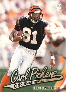 1997 Ultra - Gold Medallion #G18 Carl Pickens Front