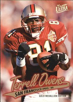 1997 Ultra - Gold Medallion #G56 Terrell Owens Front