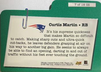 1997 Ultra - Specialists Ultra #7 US Curtis Martin Back