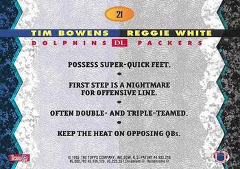 1994 Stadium Club - Bowman's Best #21 Reggie White / Tim Bowens Back