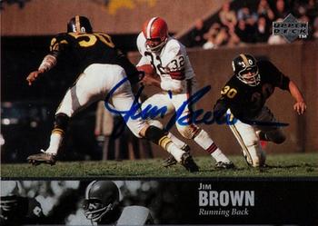 1997 Upper Deck Legends - Autographs #AL-2 Jim Brown Front