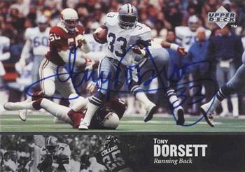 1997 Upper Deck Legends - Autographs #AL-12 Tony Dorsett Front
