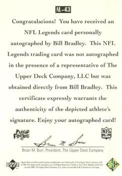 1997 Upper Deck Legends - Autographs #AL-43 Bill Bradley Back