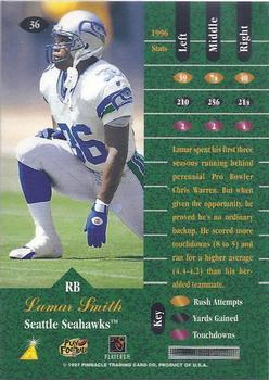1997 Zenith - Artist's Proofs #36 Lamar Smith Back