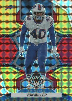 2022 Panini Mosaic - Mosaic Choice Fusion Red and Yellow #202 Von Miller Front