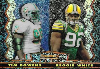 1994 Stadium Club - Bowman's Best Refractors #21 Reggie White / Tim Bowens Front