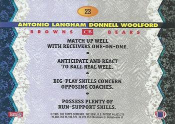 1994 Stadium Club - Bowman's Best Refractors #23 Antonio Langham / Donnell Woolford Back