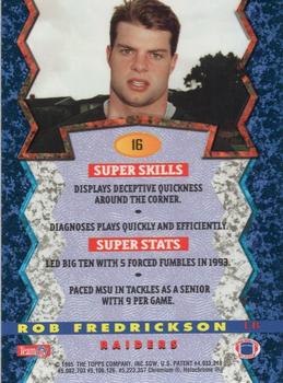 1994 Stadium Club - Bowman's Best Refractors #16 Rob Fredrickson Back