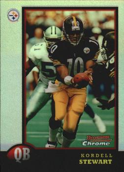 1998 Bowman - Chrome Preview Refractors #BCP9 Kordell Stewart Front
