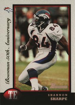 1998 Bowman - Golden Anniversary #108 Shannon Sharpe Front