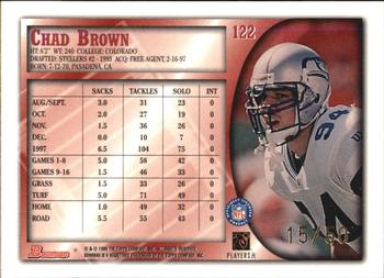1998 Bowman - Golden Anniversary #122 Chad Brown Back