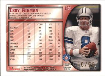 1998 Bowman - Golden Anniversary #128 Troy Aikman Back