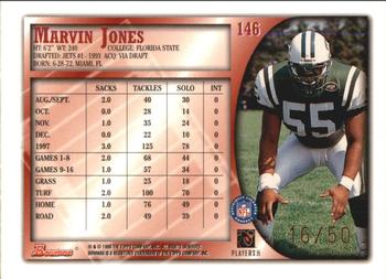 1998 Bowman - Golden Anniversary #146 Marvin Jones Back